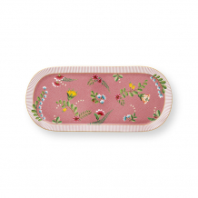 Pip Studio, Tortenplatte, La Majorelle Dark Pink, 33.3x15.5 cm, Art.-Nr. 51.018.125