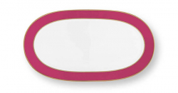 Pip Studio, Cake Tray Rectangular, Pip Chique Gold-Pink, 28x16x2cm, Item-No. 51.018.151
