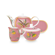Pip Studio, Tea Set, La Majorelle Dark Pink, Art.-Nr. 51.020.155