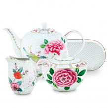 Pip Studio, Tea Set, Blushing Birds White Art.-Nr. 51.020.159