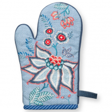 Pip Studio, Ofenhandschuh, Flower Festival, Blau, 29x15 cm, Art.-Nr. 51.033.013