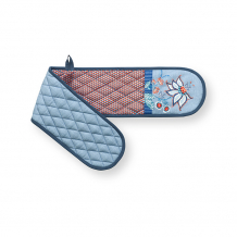 Pip Studio, Double Oven Mitten, Flower Festival, Blue, 94x17cm, Art.-Nr. 51.033.014