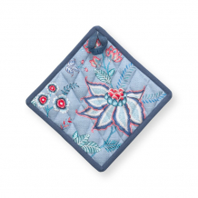 Pip Studio, Topflappen, Flower Festival, Blau, 22x22 cm, Art.-Nr. 51.034.010