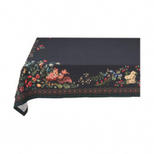 Pip Studio, Table Cloth, Winter Wonderland, Overall Dark Blue, Ø 100x100cm, Art.-Nr.51.035.042