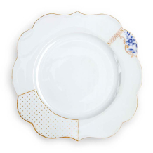 Pip Studio, Plate, Royal White, Ø 23.5 cm, Art.-Nr. 51.001.134