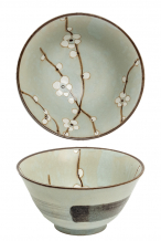 Edo Japan, Bowl Hanagreen, Green, Ø 13x7 cm, Item No. 6041031