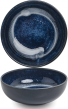 Edo Japan, Bowl Izayoi, Blue, Ø 17,5x6 cm, Item No. 6041033