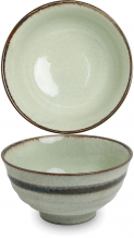 Edo Japan, Bowl Wasabi, Green, Ø 17x8,7 cm, Item No. 6041039