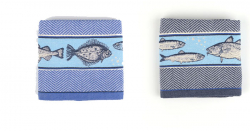 Bunzlau Castle, Tea Towel, Fish, 65x65 cm
