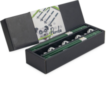 EDO Japan, Chopstick Set, Panda incl. chopstick rests, 4 pair, Item No. 6006219