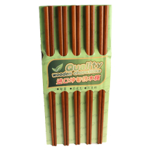EDO Japan, Chopstick Set, Brown Wood, 25 cm, Item No. 6006467