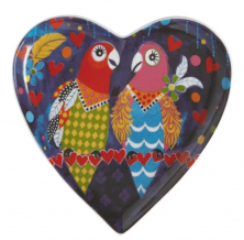 M&W LOVE HEARTS, Teller Love Birds, Ø 15,5cm, Art.-Nr. DX0687