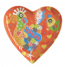 M&W LOVE HEARTS, Teller Chicken Dance, Ø 15,5cm, Art.-Nr. DX0694
