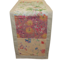 Casalanas table runner, Marrone, 180x35 cm, brown, 100% cotton, handmade, item no. 5034