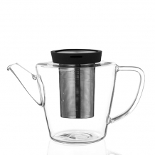 VIVA Infusion Glass Teapot 1 L, Black, Item No. V27801