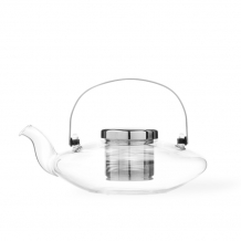 VIVA Infusion Leaf Teapot 0.55 L, Clear, Inox filter, Item No. V70500