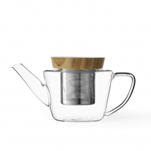 VIVA Infusion Glass Teapot, .5 L, Wooden lid, Item No. V75400
