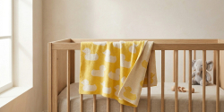 Casalanas Baby Blanket, 100% Cotton, 100 x 80 cm, Duck Design, different colors