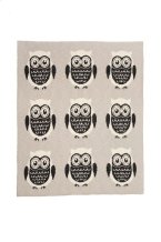 Casalanas Baby Blanket, 100% Cotton, 100 x 80 cm, Owl Design
